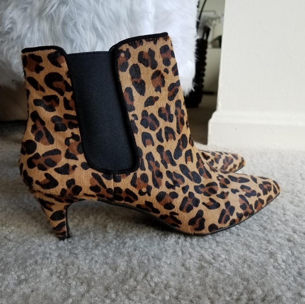 Zara leopard bootie size 37